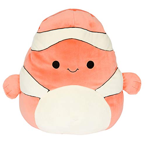 【中古】【未使用・未開封品】Squishmallow SQ19-024S 8インチ リッキーピエロフィッシュ マルチカラー