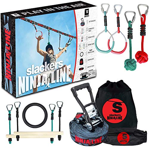 Slackers Ninjaline 11m Intro Kit with 7 Hanging Obstacles