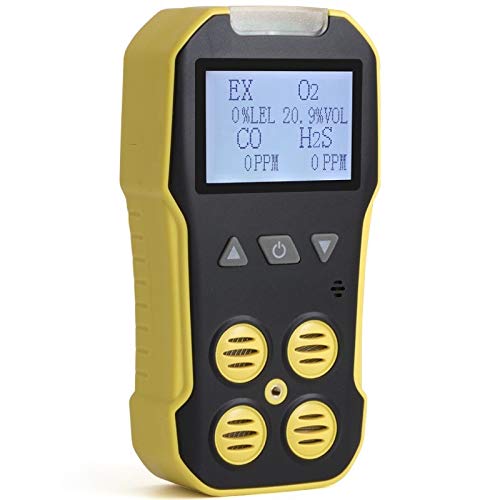 Forensics USA NIST キャリブレーション 4 ガスモニター | O2 CO H2S LEL | USB充電式 |