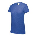 【中古】【未使用・未開封品】Augusta Sportswear Womens Tri-Blend T-Shirt L Grey Heather