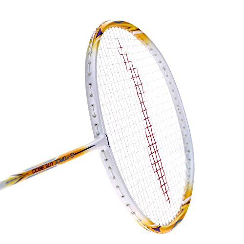 【中古】【未使用・未開封品】LI-NING バドミントンラケット G-Forceシリーズ プレーヤーエディション 軽量カーボングラファイトシャフト 78 + GMS フルキャリーバッグカバー