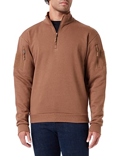 Jacket - 【中古】【未使用・未開封品】Mil-Tec ジッパー付きスウェットシャツ US サイズ: Small カラー: ブラウン