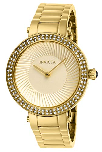 【中古】【未使用・未開封品】Invicta Women's 27005 Specialty Quartz 2 Hand Gold Dial Watch