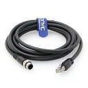 【中古】【未使用・未開封品】Eonvic 4ピン M12 D-Code RJ45 ギガビットコニックス 工業用カメラ ハイフレックスケーブル (M12 4ピンケ...