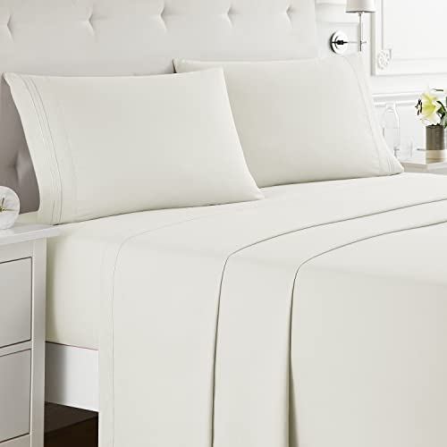 【中古】【未使用・未開封品】Nestl ディープポケット スプリットキングシーツ 5枚 スプリットキングサ..