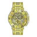 【中古】【未使用・未開封品】Invicta Men's 27677 Subaqua Quartz Chronograph Gold Dial Watch