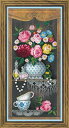 【中古】【未使用・未開封品】RIOLIS 刻印入りクロスステッチキット 7.5インチ x 15.75インチ 居心地の良いコーナー(14個)