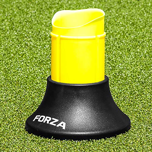 【中古】【未使用・未開封品】FORZA 伸縮ラグビーキッキングティー (ブラック&イエロー) 高さ2インチまで延長) ? プレースキッカーの目標と精度を向上 [ネットワールドスポー
