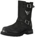 【中古】【未使用・未開封品】HARLEY-DAVIDSON フットウェア メンズ ストロマンオートバイブーツ US サイズ: 11 カラー: ブラック