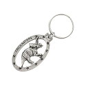 【中古】【未使用・未開封品】Triceratops 恐竜キーホルダー キーフォブ キーリング ジッパープル バックパック 荷物タグ ジュラ紀 ピューターキーチェーン アメリカ製 20種類(4)