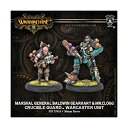 【中古】【未使用・未開封品】Crucible Guard: Marshal General Baldwin & Mt. Clogg Warcaster (Metal/Resin)(3)