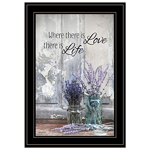 【中古】【未使用・未開封品】Trendy Decor4U ロリ・ダイターによる「Where There is Love」プリントウォールアート 15インチ x 21インチ ブラックフレーム 【中古】【未使用・未開封品】Trendy Decor4U ロリ・ダイターによる「Where There is Love」プリントウォールアート 15インチ x 21インチ ブラックフレーム