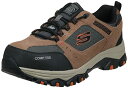 【中古】【未使用・未開封品】Skechers メンズ Greetah コンストラクションシューズ, ブラウン/ブラック, 13