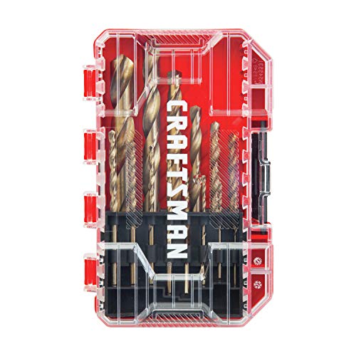 【中古】【未使用・未開封品】CRAFTSMAN Drill Bit Set, Gold Oxide, 14-Piece (CMAM2214)
