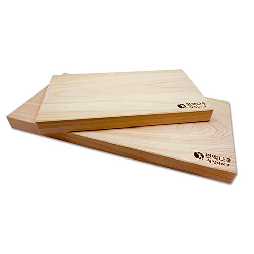 【中古】【未使用・未開封品】ひのきまな板 一体型木製まな板 2枚セット