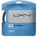 【中古】【未使用・未開封品】Luxilon ALU パワー、感触、粗さ、ソフト、スピン、テニスストリングセット シルバー