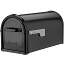 【中古】【未使用 未開封品】Architectural Mailboxes 5593B-SR Hillsborough Mailbox T2 ブラック