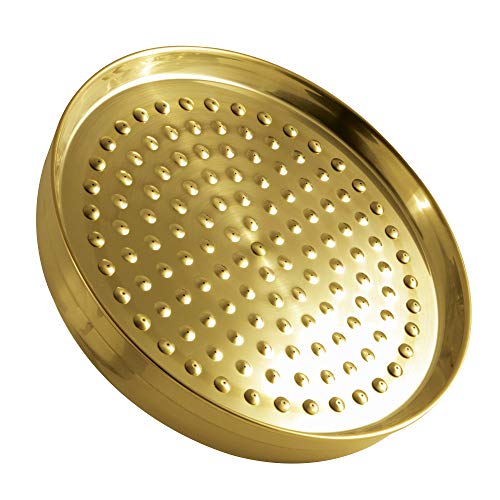 【中古】【未使用・未開封品】Kingston Brass K125A7 ビクトリア朝 10インチ レインドロップ シャワーヘッド つや消し真鍮