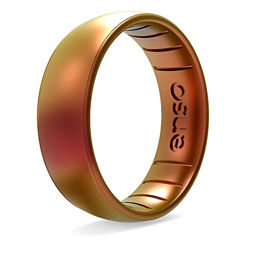 【中古】【未使用・未開封品】Enso Rings クラシックレジェンド シリコンリング - シリコンリング アメリカ製 - 超快適 通気性 安全なシリコンリング - メンズとレディースシ