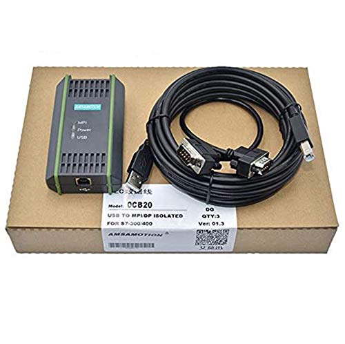 【中古】【未使用 未開封品】TOPCHANCES PLCケーブル プログラマー Kabel 6ES7 972-0CB20-0XA0 Siemens S7 PLC USB - PPI MPI 840D用