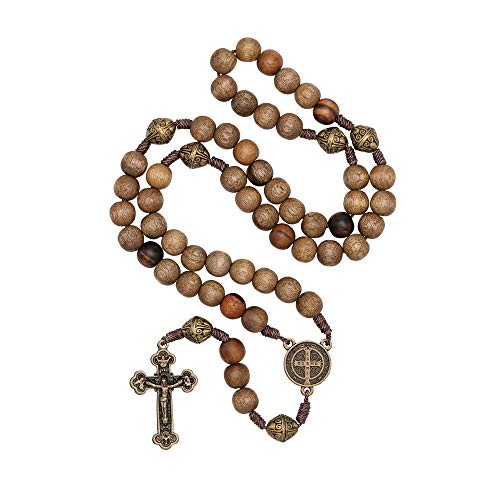 【中古】【未使用・未開封品】Intercession Our Father Sacred ハンドメイド 木製ロザリオ
