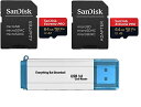 yÁzygpEJiz64GB SanDisk Micro SDXC Extreme Pro Memory Card (Two Pack) Works with DJI Mavic 2, Pro, Zoom, Spark, Phantom 4, Quadcopter 4K V30 Video