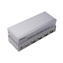 【中古】【未使用・未開封品】RS232スプリッター DTECH 4ポートシリアル拡張ボックス 1x4 COMポートエキスパンダー PCの共有やデータのキャプチャ用電源アダプター付き