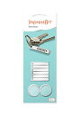 【中古】【未使用・未開封品】ImpresArt キーチェーン メタルスタンプブランクキット