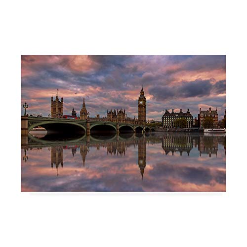 【中古】【未使用・未開封品】Trademark Fine Art A Sunset to Remember by Ahmed Lashin 22x32 1X08894-C2232GG