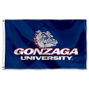 【中古】【未使用・未開封品】College Flags & Banners Co. ゴンザガ・ブルドッグス ワードマークフラッグ