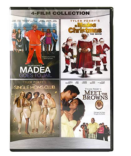 【中古】【未使用・未開封品】Tyler Perry 4 Film Collection DVD - Madea Goes to Jail / A Madea Christmas / Single Moms Club / Meet the Browns - New Movies Set