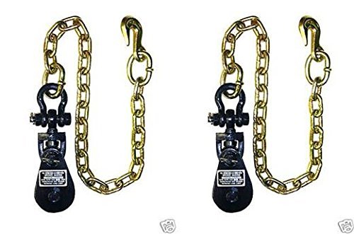【中古】【未使用 未開封品】BA Products 数量 2 6I-2TSW30-x2 2トン スナッチブロック チェーン付き ロールバック 牽引トラック クレーン レッカー 機器