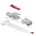 【中古】【未使用・未開封品】NTW Cat6 Boot and Plug, 50 Pack 3 Tool