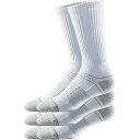 【中古】【未使用・未開封品】Strideline メンズ プレミアム アスレチック クルーソックス Medium-Large ホワイト