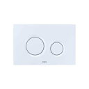 【中古】【未使用・未開封品】TOTO YT930#WH ベーシックラウンドプッシュプレート ホワイト