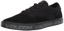 【中古】【未使用・未開封品】Volcom メンズ ドローロー スエード シューズ スケート US サイズ: 10.5 カラー: グレー