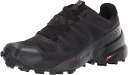 【中古】【未使用・未開封品】Salomon (サロモン) メンズ Speedcross 5 GTX トレイル ランニング シューズ, ブラック/ブラック/ファン...