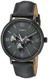 【中古】【未使用・未開封品】Timex Southview 41mm Multifunction Leather Strap Watch