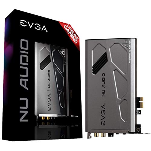 【中古】【未使用・未開封品】EVGA Nu オーディオカード 712-P1-AN01-KR 本物そっくりのオーディオ PCIe RGB LED オーディオノート付き設計