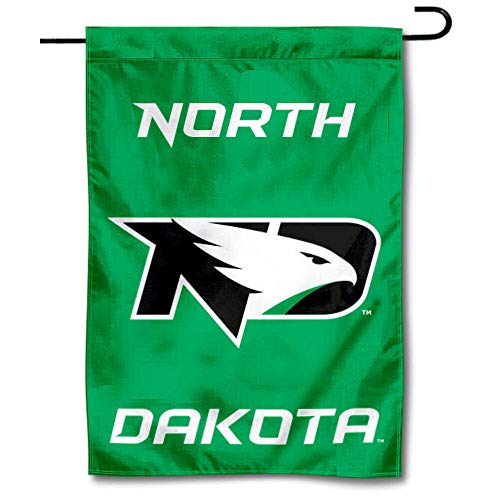 【中古】【未使用・未開封品】College Flags & Banners Co. ノースダコタ ファイティングホークス ガーデンフラッグ