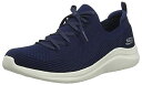 【中古】【未使用・未開封品】(スケッチャーズ) Skechers レディース ウルトラフレックス2.0 スニーカー, ネイビー, 24