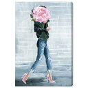 【中古】【未使用・未開封品】The Oliver Gal Artist Co. ファッションとグラムのウォールアート キャンバスプリント 「Walk This City」(4)