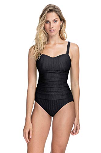 【中古】【未使用・未開封品】Profile by Gottex レディース スイートハート カップサイズ ワンピース水着 US サイズ: 6D カラー: ブラッ...