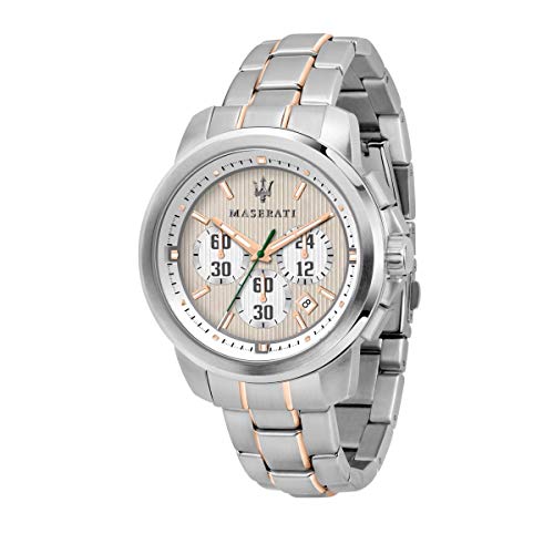 【中古】【未使用・未開封品】Maserati Watch R8873637002 Chronograph, 24 Hour Display, Date Window-Stainless Steel