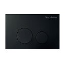 【中古】【未使用・未開封品】壁マウント デュアルフラッシュ アクチュエータープレート マットブラック(2)