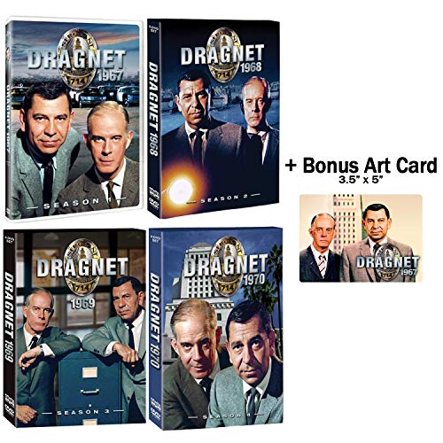 【中古】【未使用・未開封品】Dragnet: Complete 1960s Series Seasons 1-4 DVD Collection + Bonus Glossy Art Print