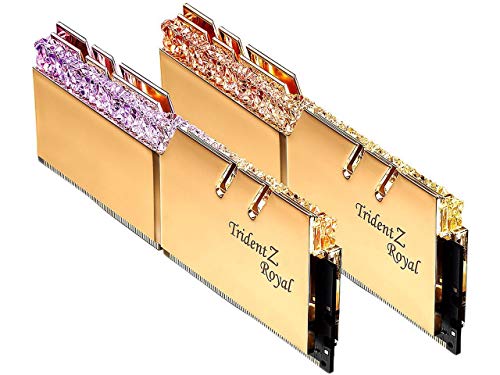 【中古】【未使用・未開封品】G.SKILL Trident Z ロイヤルシリーズ 16GB (2 x 8GB) 288ピン RGB DDR4 3600 (PC4 28800) CAS 17 DIMM F4-3600C17D-16GTRG