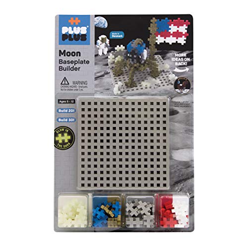 【中古】【未使用 未開封品】PLUS PLUS - Construction Building Toy - Baseplate Builder - Moon