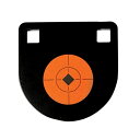 【中古】【未使用・未開封品】Birchwood Casey AR 500 4インチ 2穴スチールゴング 0.375インチ マットブラック