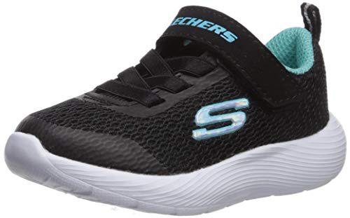 【中古】【未使用・未開封品】Skechers Kids Girls' DYNA-LITE Sneaker, Black/Blue, 7 Medium US Todd..